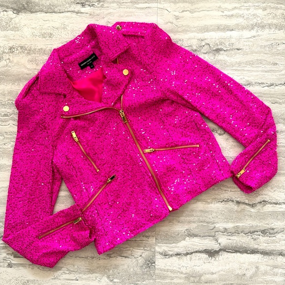 GENERATION LOVE Pink Sequin Jacket - Picture 5 of 8